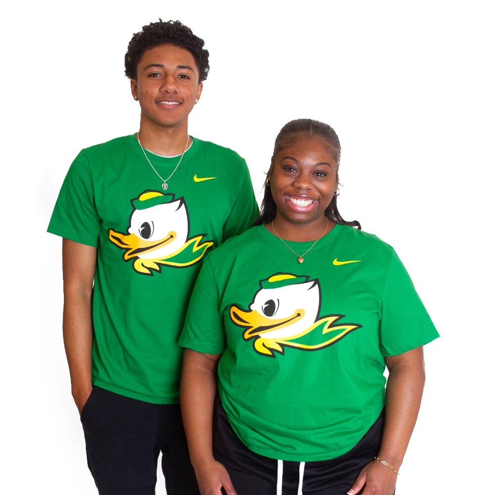 Fighting Duck, Nike, Green, Crew Neck, Cotton, Men, Unisex, 155gsm, Jersey-style fabric, T-Shirt, 839790